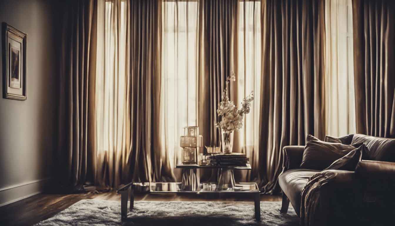 choisir un rideau en soie pour votre salon