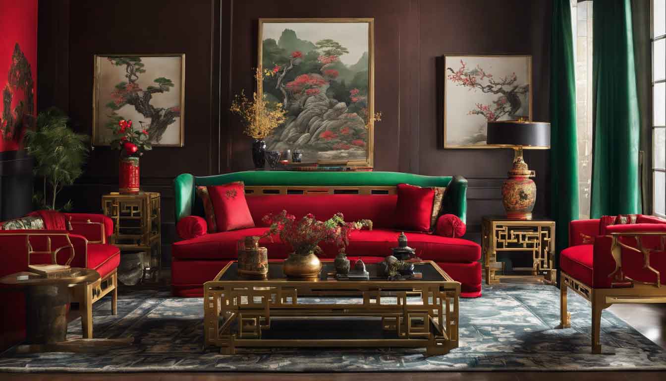 couleurs dominantes de la décoration traditionnelle chinoise