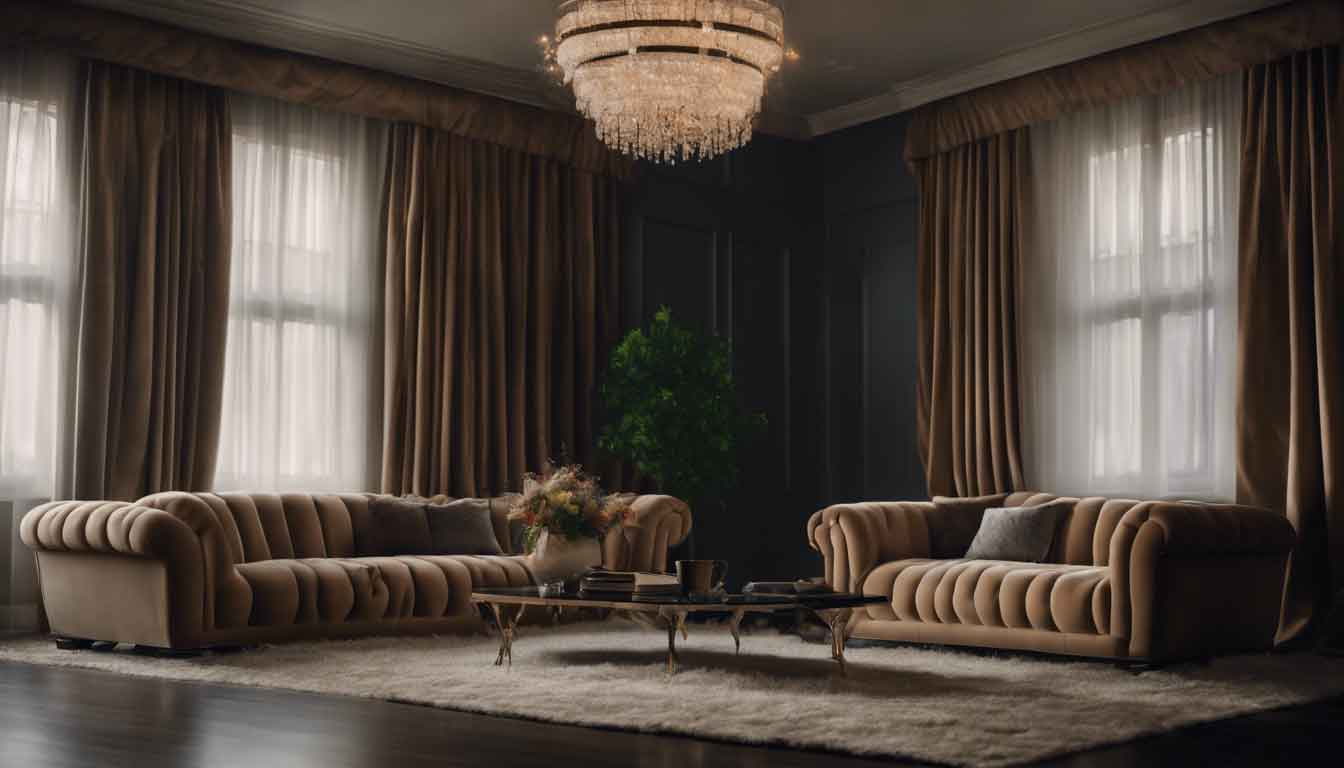 Comment les rideaux en velours peuvent-ils métamorphoser votre salon en un cocon de luxe et de chaleur ?