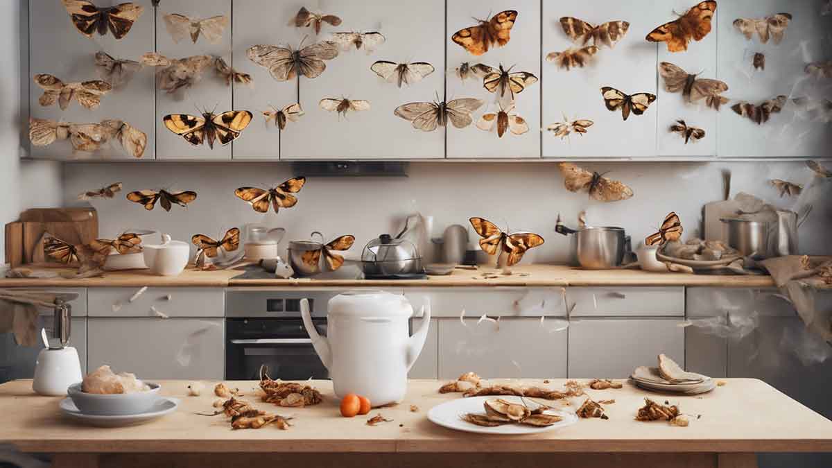signes que les mites alimentaires se sont déjà installées dans votre cuisine !